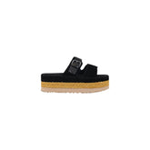 UGG Black Suede Leather Sandal